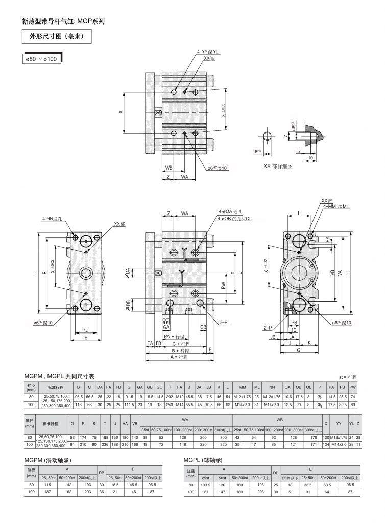 mgp气缸(SMC带导杆)_4